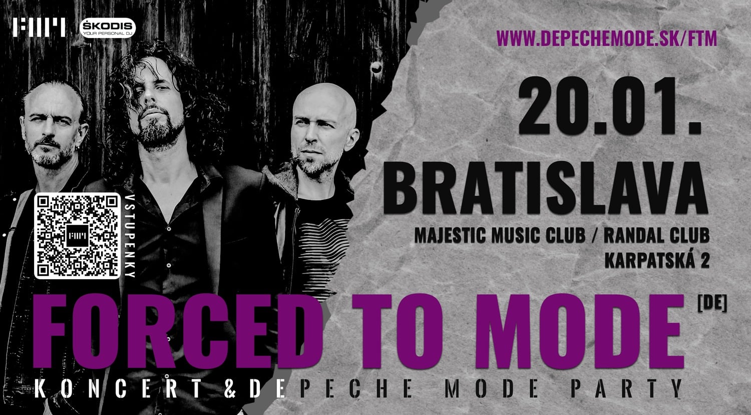 Bratislava: Forced to Mode + Depeche Mode Party