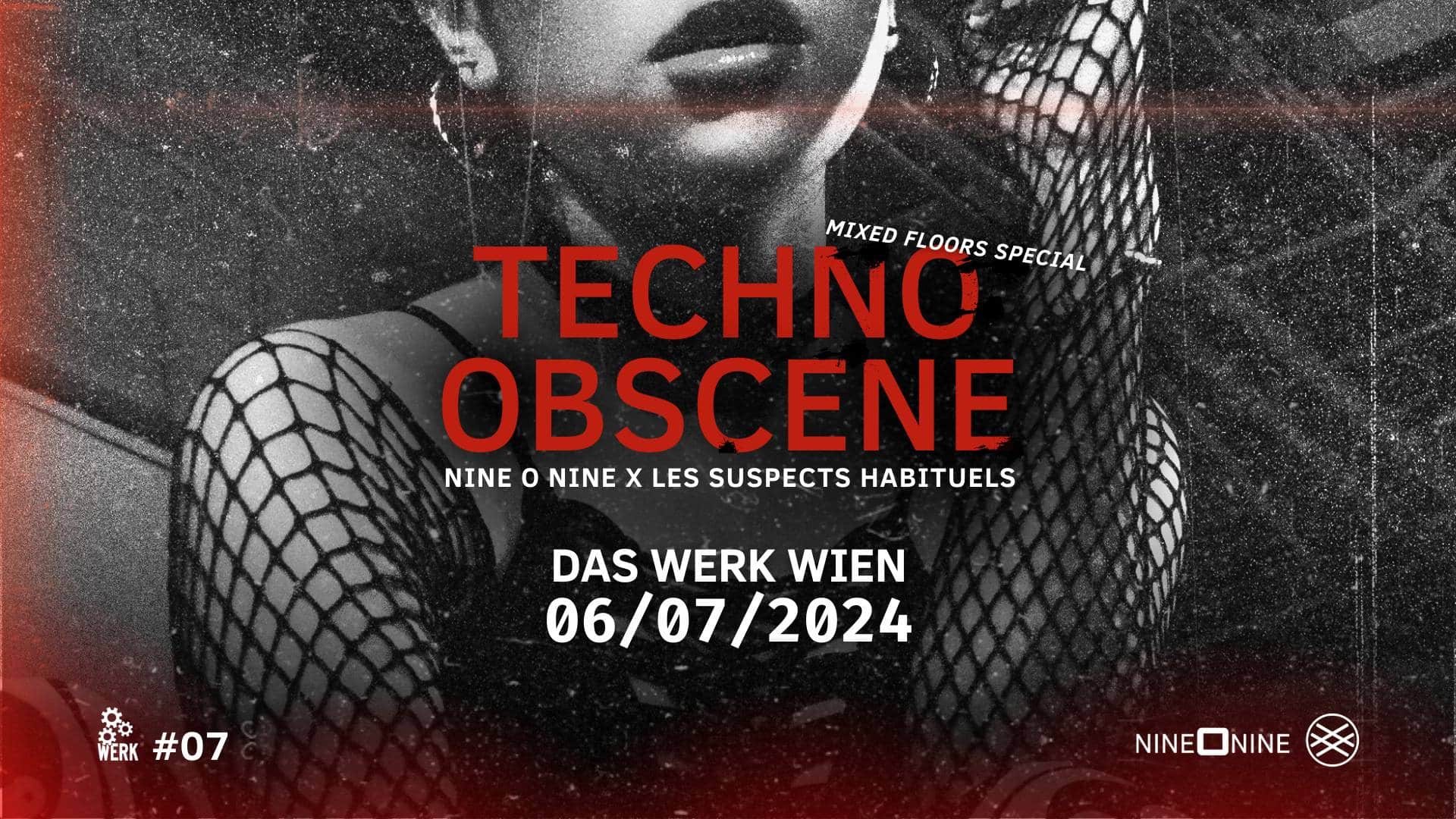 TECHNO OBSCENE (mixed floors special) NINE O NINE x LSH