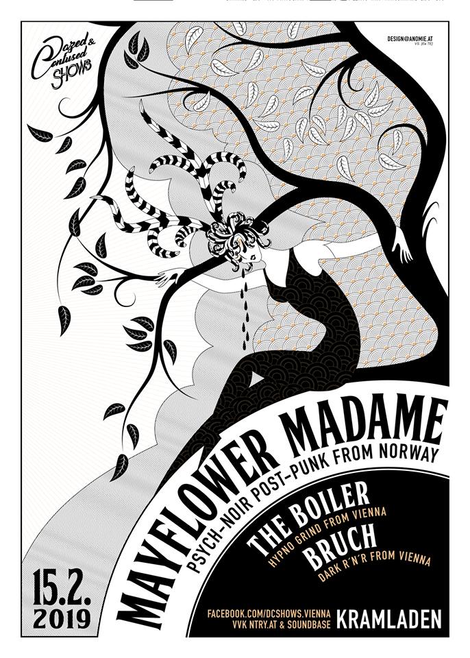Mayflower Madame / Bruch / The Boiler live